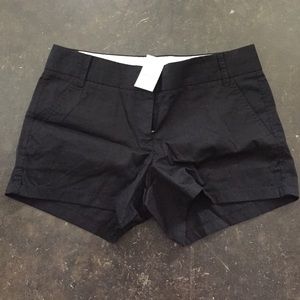 NWT Black J Crew Chino shorts