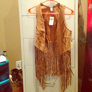 Fringy 70's vest