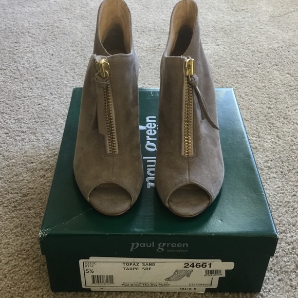 paul green open toe booties