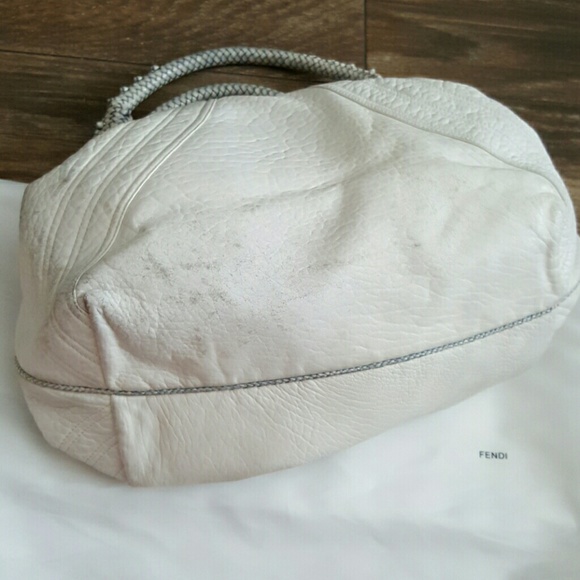 Authentic Fendi White Spy Bag with Dustbag - Picture 3 of 4