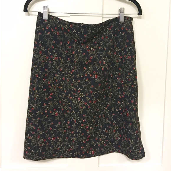 90s vintage floral skirt