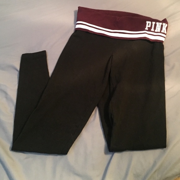 Pink yoga skinny pants