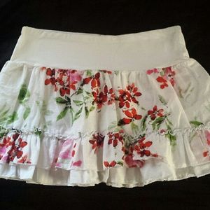Floral Mini Skirt