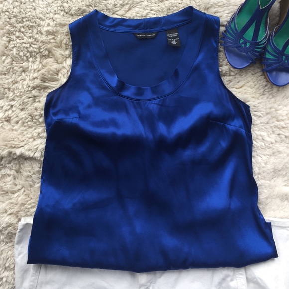SilkLike Royal Blue tank top