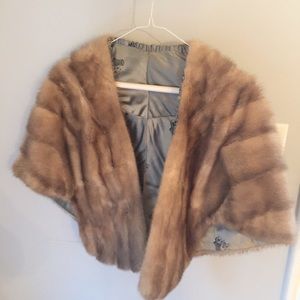 Vintage Blonde Mink Stole