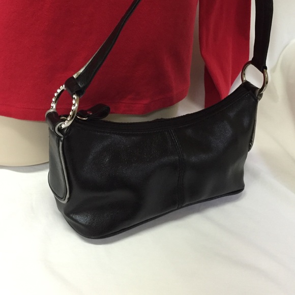 Cute Small Black w/ Rhinestones Evening Bag - Picture 1 of 4