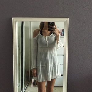 White boho dress