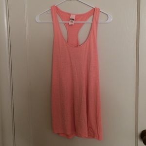 Coral/pink racerback tank top