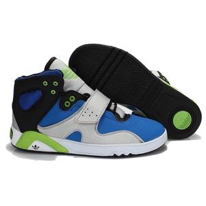 Adidas Roundhouse Mid Shoes Men Blue Grey Black