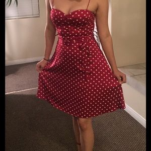 Polka Dot Red Dress