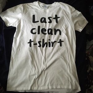 Last clean t-shirt
