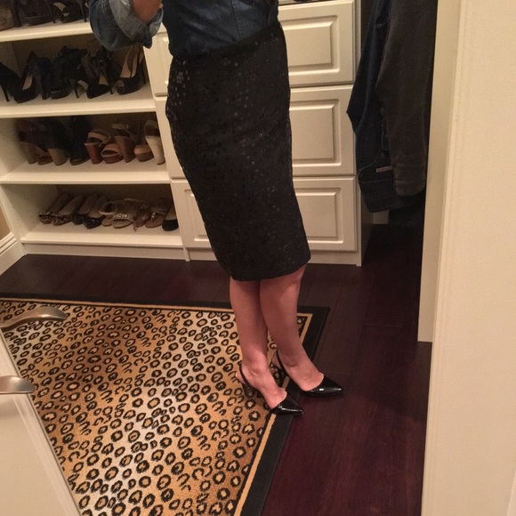 Ann Taylor loft sequin skirt