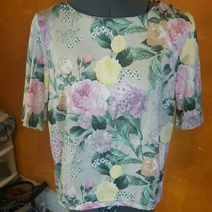 Pastel floral top