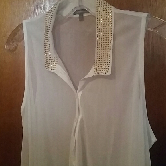 Charlotte Russe studded blouse