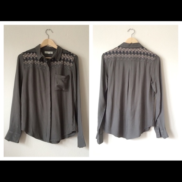 💕Urban Outfitters (S) Embroidered Blouse - Picture 3 of 4