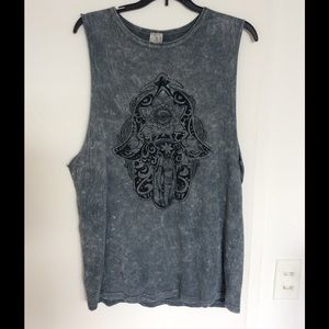 Distressed long tank
