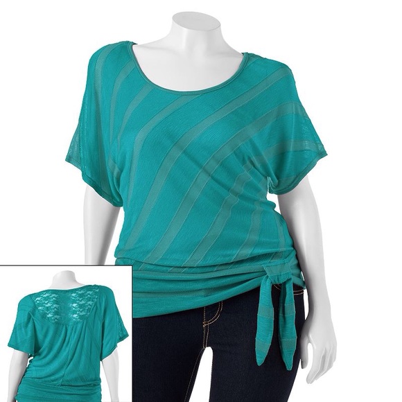 Turquoise Dolman Top