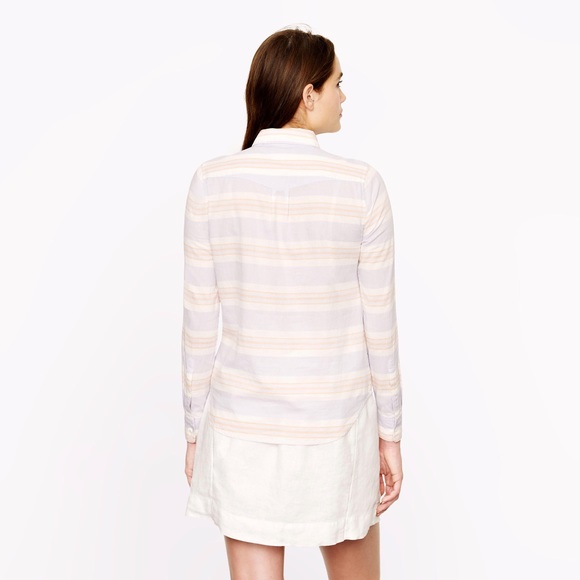 🆕 J. Crew Multi Stripe Popover - Picture 3 of 3