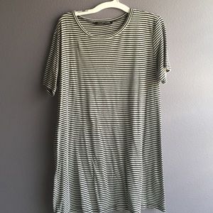 Striped t-shirt dress