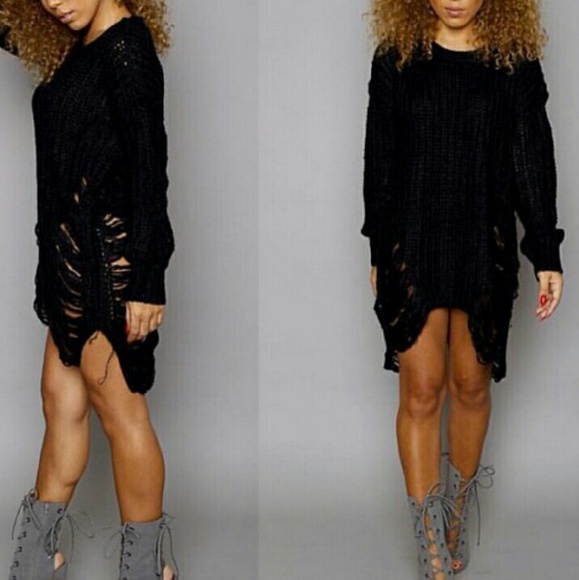 The "Supreme" Knit Sweater Dress - Picture 3 of 4
