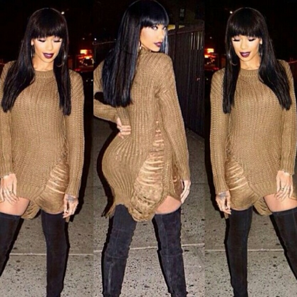 The "Supreme" Knit Sweater Dress - Picture 4 of 4