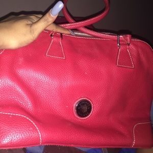 Dooney & Bourke red tote