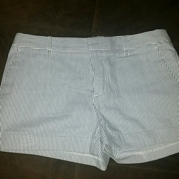 Pin striped shorts