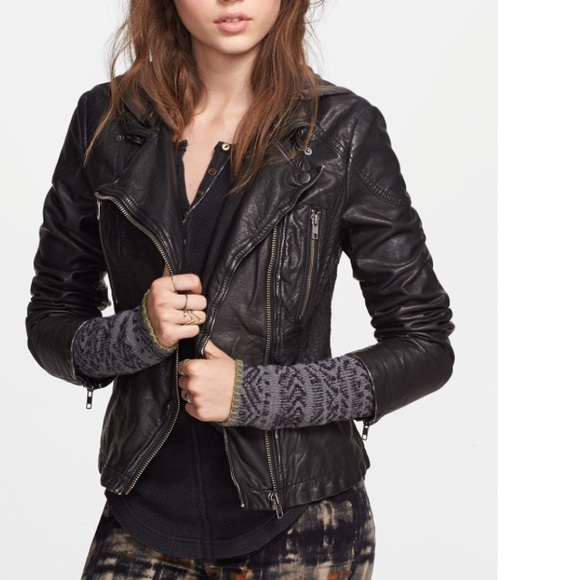 SOLD!!!! Free people jacket leather