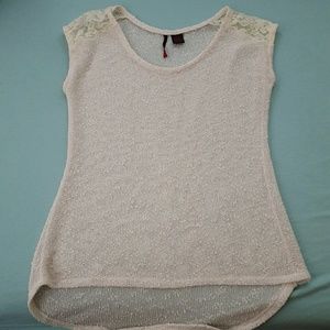 Cream colored dress tank