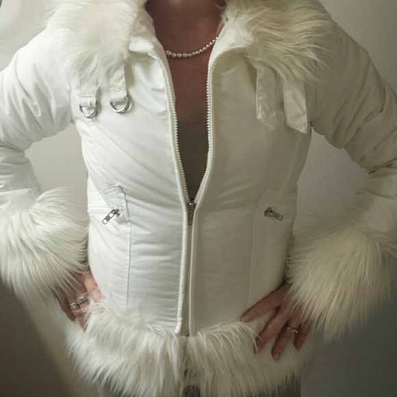 Doki Geki Jackets & Blazers - Doki Geki white winter coat