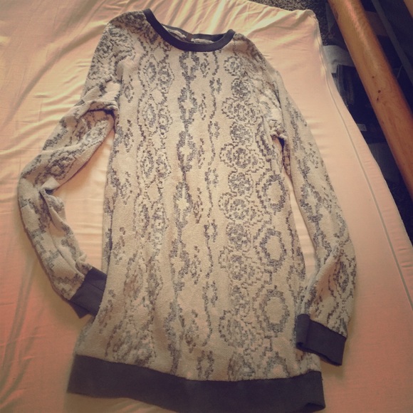 Light Aztec Sweater Ecote by urban outfitters