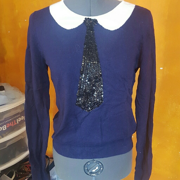 Sequined sweater