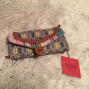 NWT Patterned Wallet