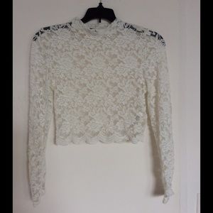H&M lace crop