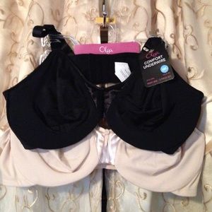 2 Olga Underwire Bras NWT