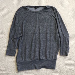Grey bat wing sweater