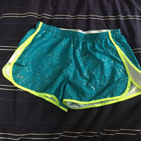 Under Armour lines running shorts