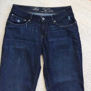 Levi's bold curve straight leg jeans