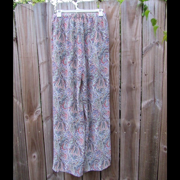 NWT elastic waist semi-sheer pants by Talbots - Picture 2 of 4