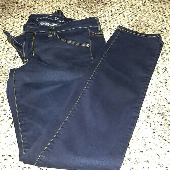 American Eagle skinny dark wash jeans size 10