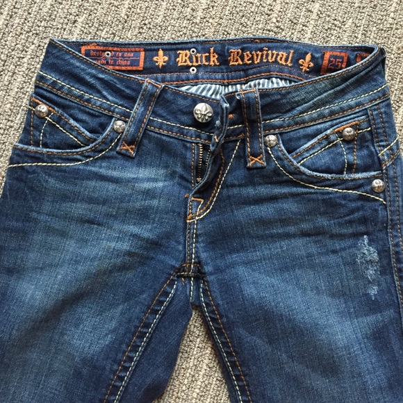 Rock Revival dark blue jeans