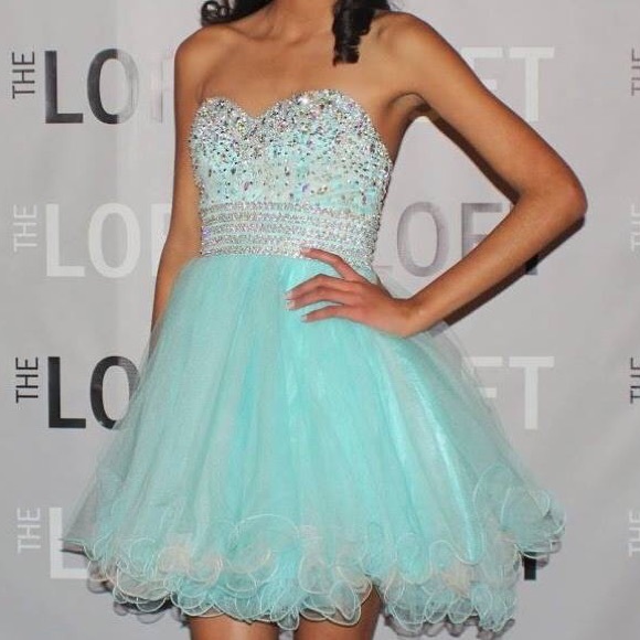 Blue Prom/ sweet 16 / homecoming dress