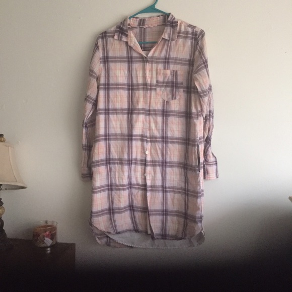 VS flannel tunic