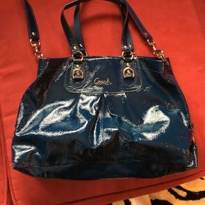 Blue Coach Purse