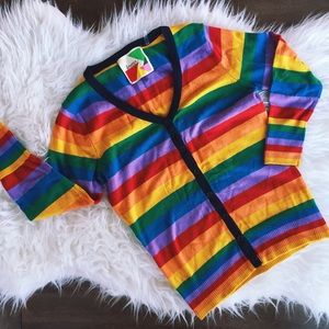 ModCloth Rainbow Cardigan | XS