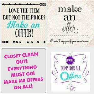 ●○● Open to Offers ●○●