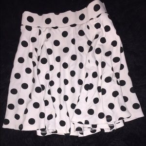 Polka dot skirt!