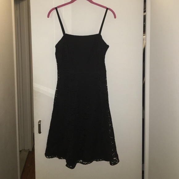 Little Black Lace Dress- Ann Taylor - 4 Petite