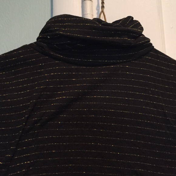 Gold and Black Turtleneck - Picture 2 of 2