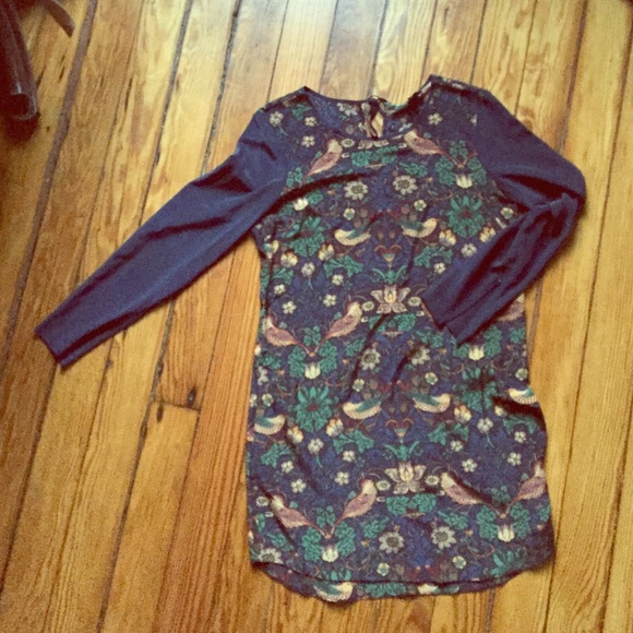 Silk Tunic With Partridge Print - image 1